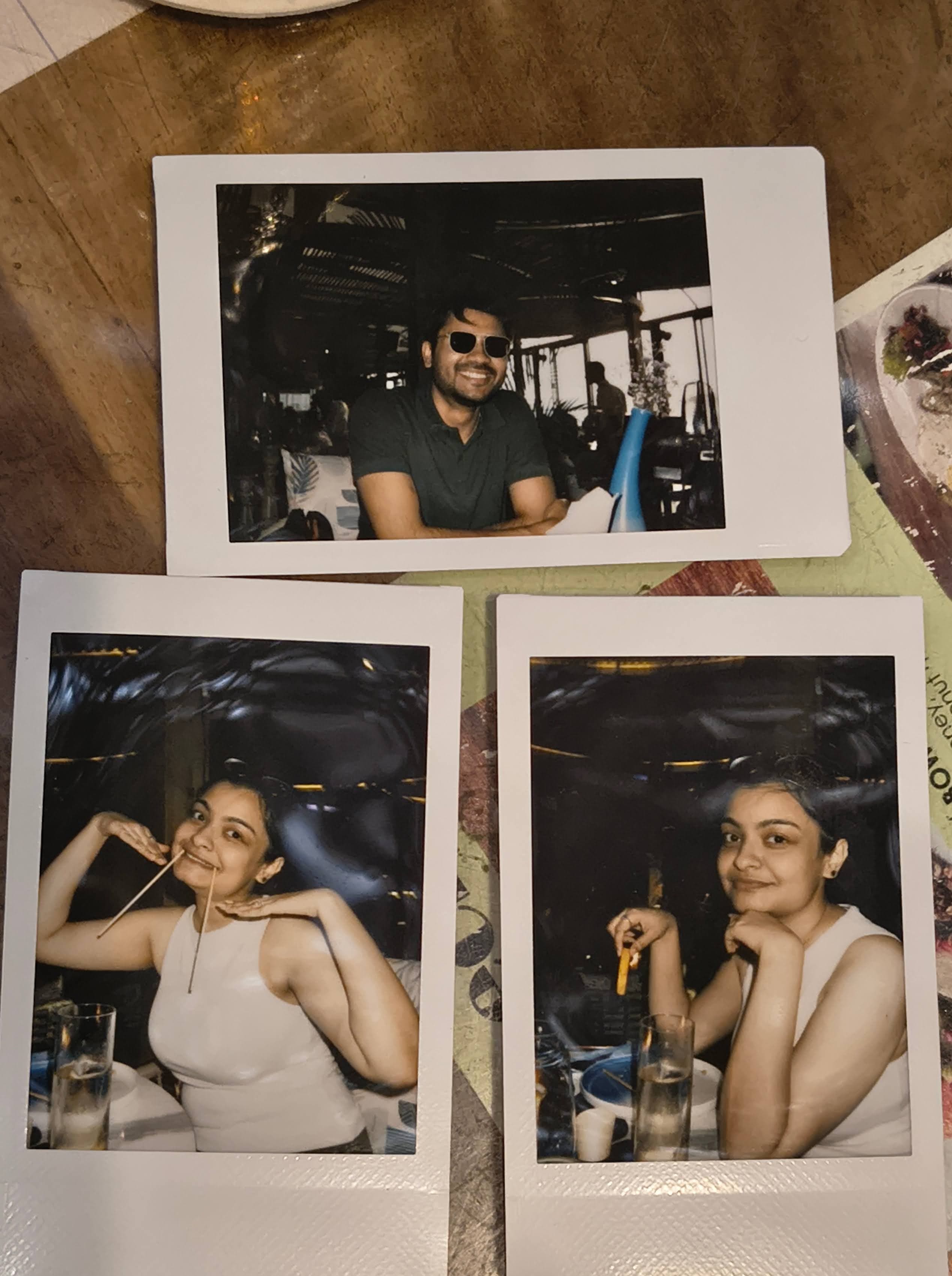 Polaroids from a night out